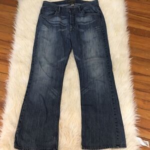 Banana Republic Chambray Button fly jeans